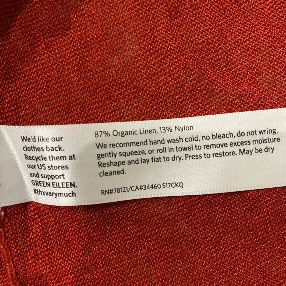 Burnt orange sweater